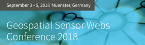 Geospatial Sensor Webs Conference 2018