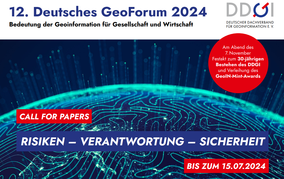 12. Deutsches GeoFoum 2024: Call for Papers